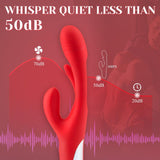 3 IN 1 G-spot 7 Tongue-Like Hollow Tapping Rabbit Vibrator Bestgspot