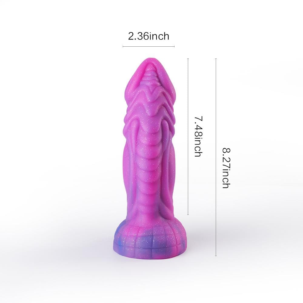 7.28-Inch Starry Sky Fantasy Suction Cup Huge Dildo Bestgspot