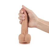 7.7-Inch Speed Telescoping 10-Frequency Vibration Heat Remote Control Dildo Bestgspot
