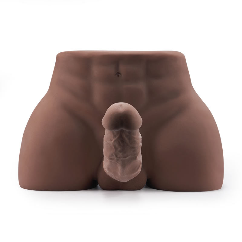 8.5lb Hunky Unisex Male Realistic Butt with Bendable Penis Anal Entry Bestgspot