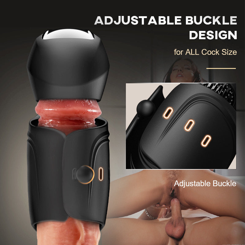 Automatic Adjustable Buckle 10 Vibrating Modes Masturbator Cup Bestgspot