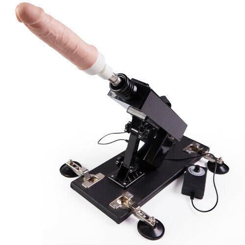 Automatic Thrusting Heating Swinging Vibrating Sex Machine with Dildo and Suction Cup 28 Inch Bestgspot