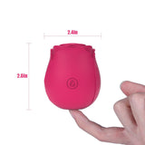 BestGSpot 7-Frequency Suction Ruby Rose Oral Sex Clitoral Stimulator Vibrator Bestgspot