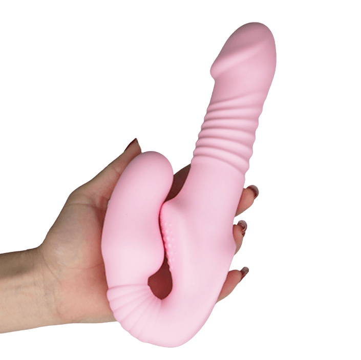 BestGSpot Dual-action 3 Thrusting 10 Vibrating Vibrator with Remote Control Bestgspot