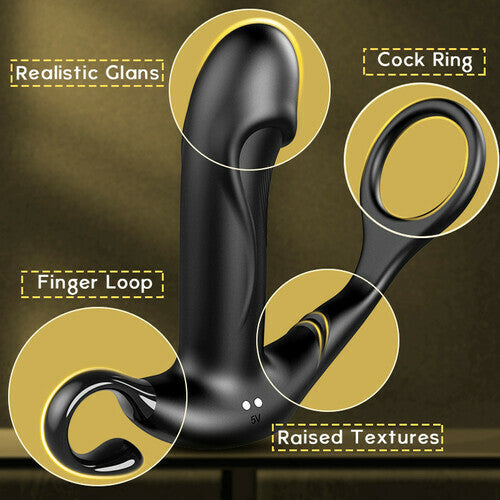 BestGSpot Finger Loop 10 Thrusting Vibrating Prostate Massager Bestgspot
