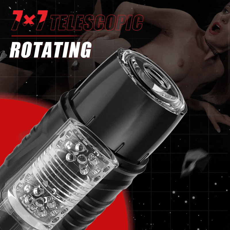 Carl-7 Thrusting & Rotating Modes with Strong Suction Cup for Penis Stimulation Male Masturbator Cup Bestgspot