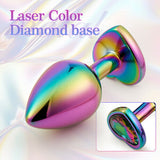 Felton Luxury Laser Color Diamond Base Set Anal Plug Bestgspot