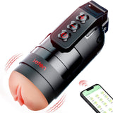 Flash 10 Vibrating Masturbator and Pussy Pockets 2 in 1 APP Control Bestgspot