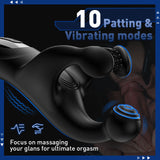 KRANICH 10 Patting & 10 Vibrating Male Vibrating Glans Trainer Stimulator Bestgspot