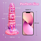 Leo 8 Inch Monster Silicone Rainbow Dildo with Suction Cup Bestgspot