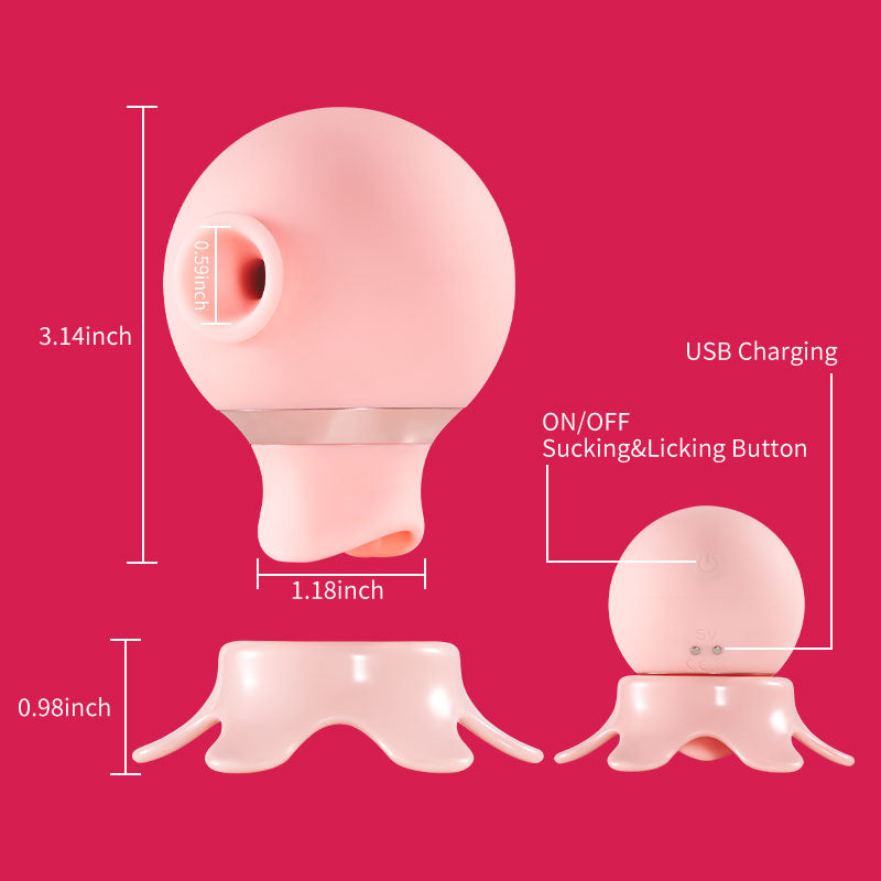 Lolita-Electric 7 Sucking&Licking Baby Octopus Stimulator For Beginner Bestgspot