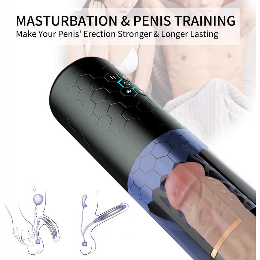 MASTER Upgraded 6-Telescoping Rotating Hands-Free Masturbation Cup Bestgspot
