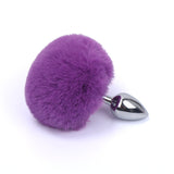 Metal Pink Hairball Base Butt Plug for Experienced Men or Women 5.51 Inch Bestgspot