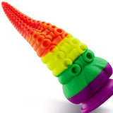 Orlagh 8.66 Inch Tentacle Silicone Rainbow Dildo with Suction Cup Bestgspot