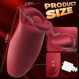 Ramsdell 10 Biting Modes & 10 Vibrating Speeds Stimulate Nipple Clitoral Women Vibrator Bestgspot