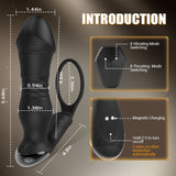 SPY 8 Thrusting & Vibrating Prostate Massager with 1.44 Inch Glans Bestgspot