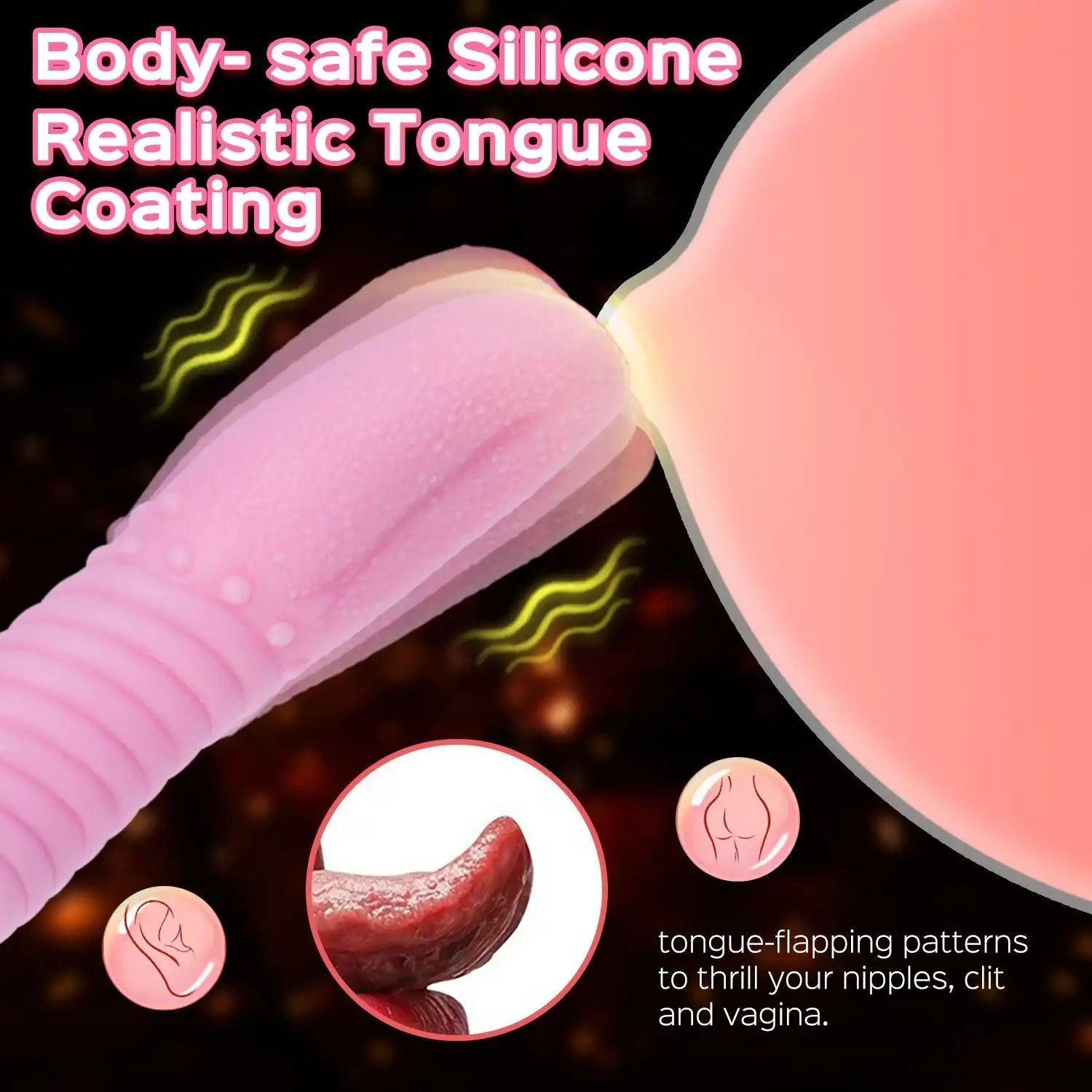 Tongue Demon - Heating Multi-function Tongue Vibrator Bestgspot