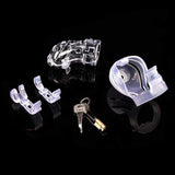 Transparent Air-Permeable Lockable Slave Safe Chastity Cage Bestgspot
