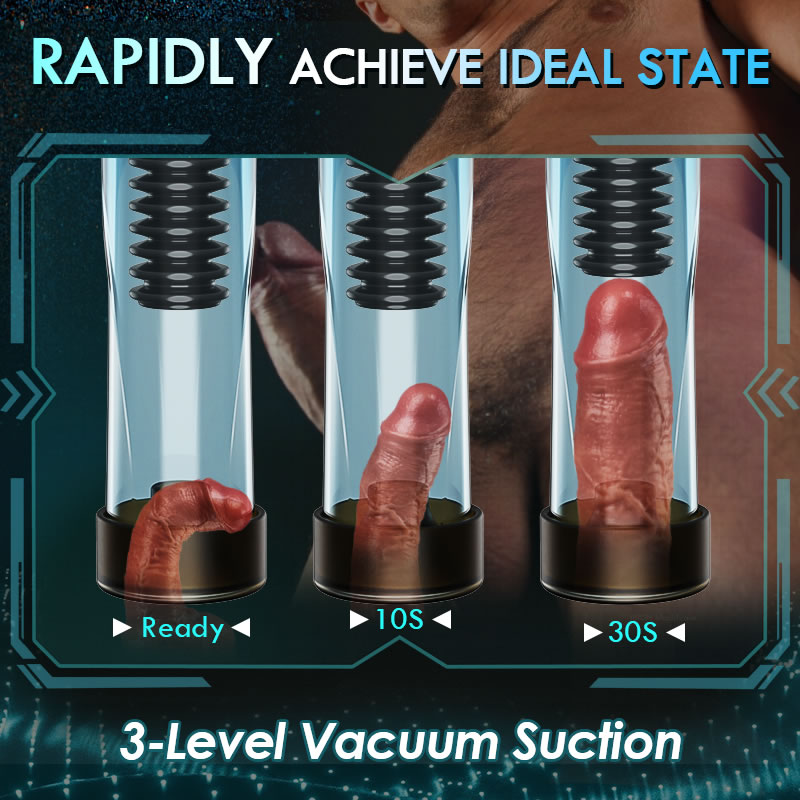 Vacuum Suction & Vibrating Male Penis Pump Bestgspot
