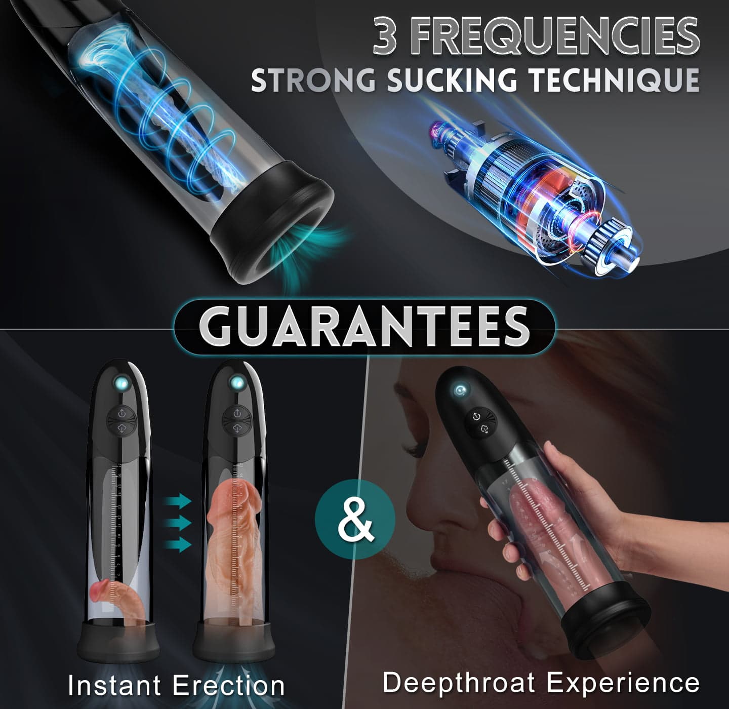 WaterSamurai - Vacuum Suction with Super Waterproof Penis Pump Bestgspot