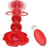 BestGSpot 10 Vibrations and 360¡ã Twisting Silicone Anal Beads
